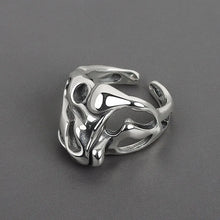 Load image into Gallery viewer, Silver Color Irregular Hollow Ring

